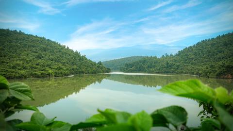 Where silence speaks, and nature reflects.